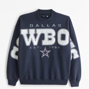 Abercrombie & Fitch Dallas Cowboys Graphic Crew Sweatshirt